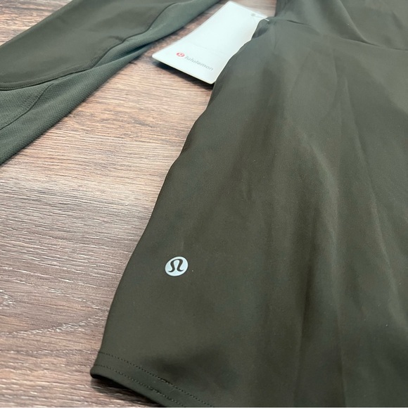 NWT Lululemon Nulux Long Sleeve Tennis Dress Dark Green Size 8 - Picture 10 of 13